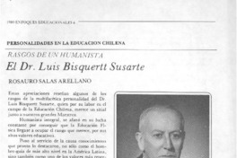 El Dr. Luis Bisquertt Susarte