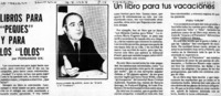 Libros para "peques" y para los "lolos"  [artículo] Fernando Kr.