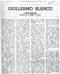 Guillermo Blanco  [artículo] Samuel Baeza Reyes.