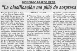 "La clasificación me pilló de sorpresa".  [artículo]