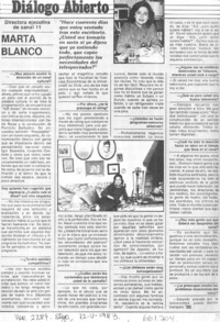 Diálogo abierto.  [artículo]