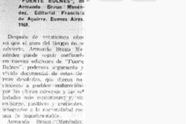 Fuerte Bulnes.  [artículo]