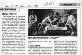 Marías viajeras.  [artículo]