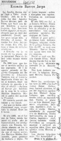 Ernesto Barros Jarpa.  [artículo]