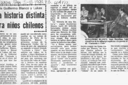 Una Historia distinta para niños chilenos.  [artículo]