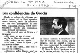 Las Confidencias de Gracia.  [artículo]