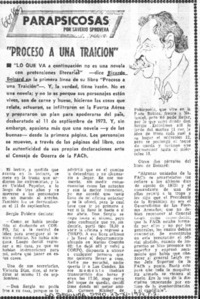 Proceso a una traición"