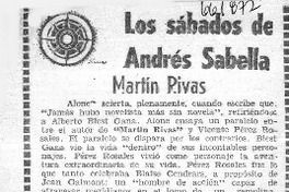 Martín Rivas.  [artículo]