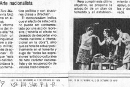 Arte nacionalista.  [artículo]