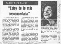 Estoy de lo más desconcertada".  [artículo]