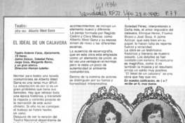 El ideal de un Calavera.  [artículo]