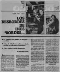 Los desbordes de Inés Bordes --