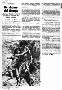 Un Viajero del tiempo  [artículo] G. B.