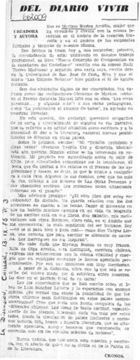 Creadora y autora  [artículo] Cronos.