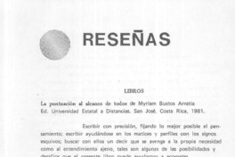 La Puntuación al alcance de todos  [artículo] Juan Antonio Massone.