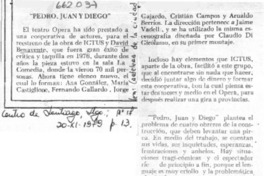 Pedro, Juan y Diego" .  [artículo]