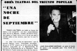 Una Noche de septiembre  [artículo] Liballe.