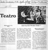 Teatro.  [artículo]