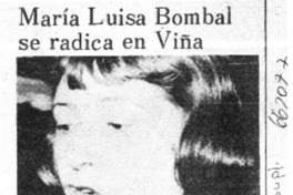 María Luisa Bombal se radica en Viña.  [artículo]