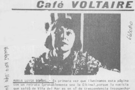 Café Voltaire.  [artículo]