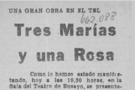 Tres Marías y una Rosa".  [artículo]