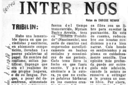 Tribilin:  [artículo] Enrique Neiman.