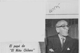 El papá de "El niño chileno".  [artículo]