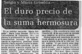 El duro precio de la suma hermosura.  [artículo]