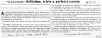 La amortajada, bellísima, triste y perfecta novela  [artículo] Francisca Bertoglio.