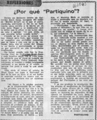 Por qué "Partiquino"?  [artículo] Partiquino.