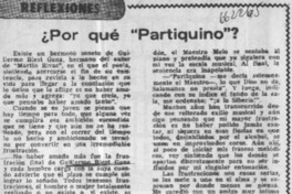 Por qué "Partiquino"?  [artículo] Partiquino.