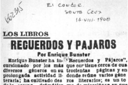 Recuerdos y pájaros  [artículo]