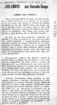 Los libros  [artículo] Gonzalo Drago.