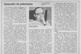 Disección de polemistas.  [artículo]