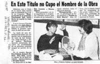 En este título no cupo el nombre de la obra.  [artículo]