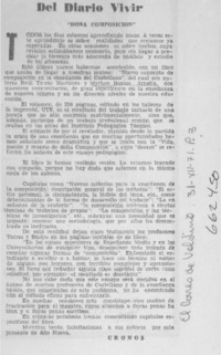 "Doña Composición"