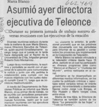 Asumió ayer directora ejecutiva de Teleonce.