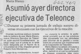 Asumió ayer directora ejecutiva de Teleonce.