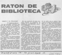 Gracia y el forastero.