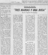 Tres Marías y una Rosa"