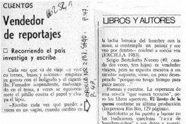 Vendedor de reportajes  [artículo] Rodolfo Garcés Guzmán.