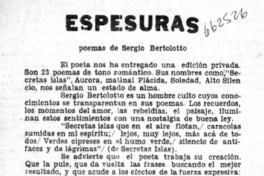 Espesuras  [artículo] Manuel Francisco Mesa Seco.