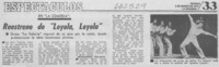 Reestreno de "Loyola, Loyola".