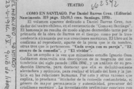 Como en Santiago.  [artículo]