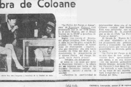 Obra de Coloane.  [artículo]