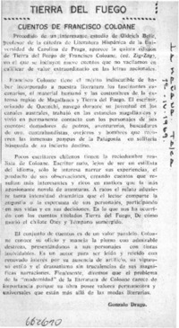 Tierra del fuego  [artículo]