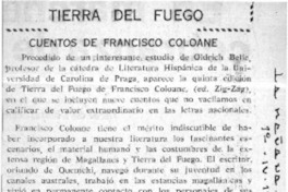 Tierra del fuego  [artículo]