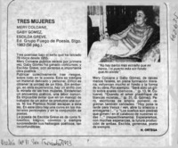 Tres mujeres  [artículo] H. Ortega.