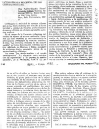 La enseñanza moderna de las ciencias sociales  [artículo] Wilfredo Ayling B.