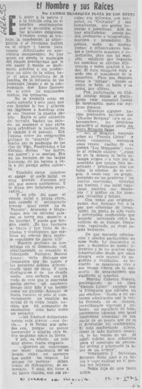 El hombre y sus raíces